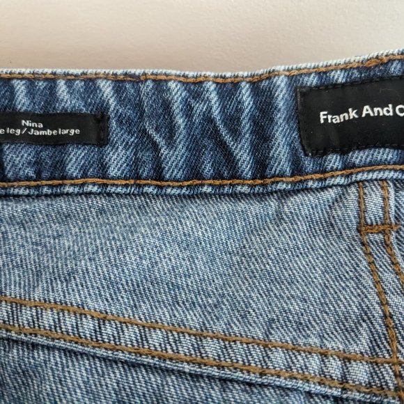 Frank and Oak wide leg jeans - Picture 7 of 8